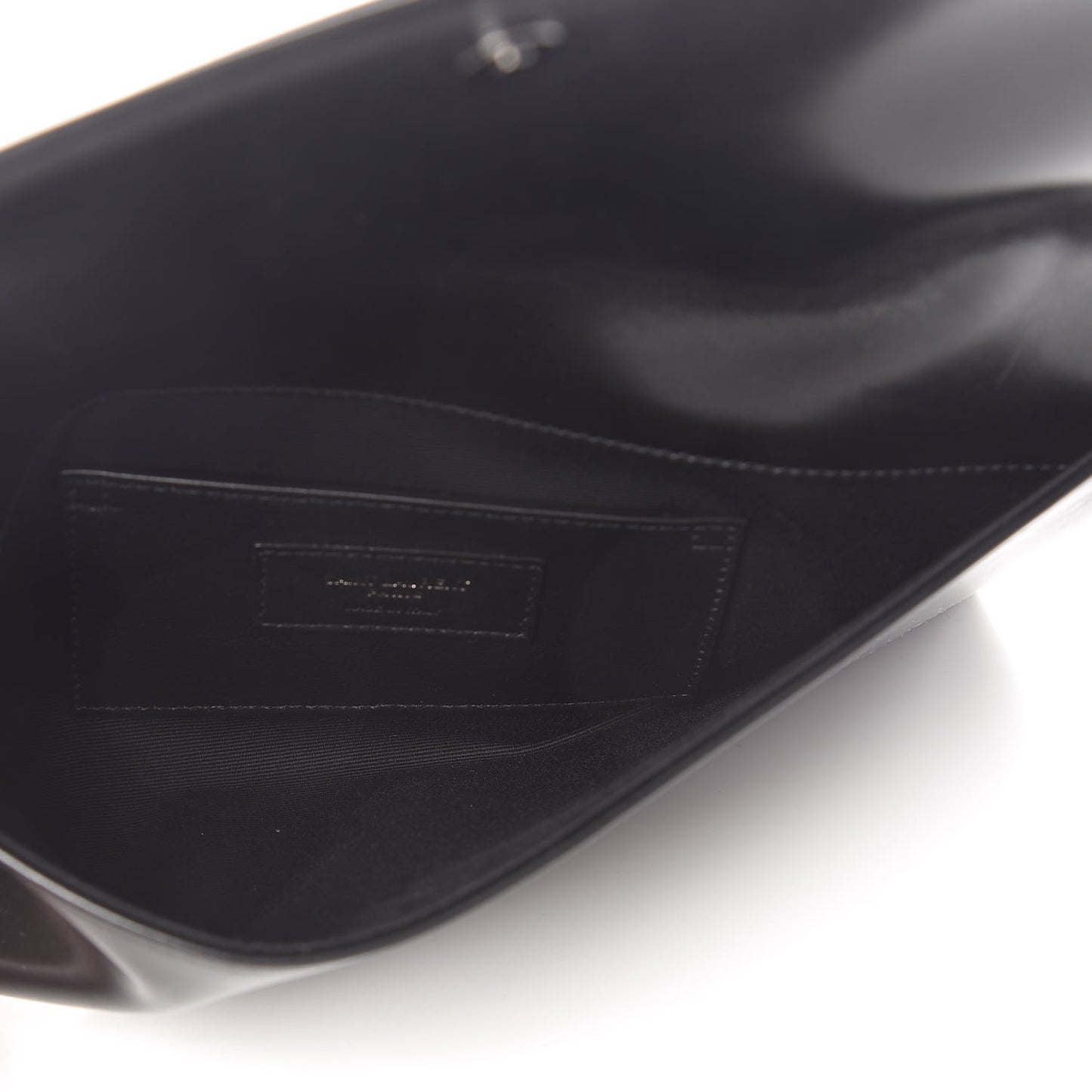 Calfskin Monogram Smoking Clutch Black