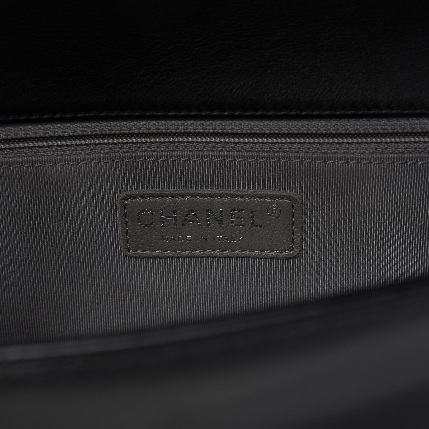 Calfskin Quilted New Medium Boy Flap Black