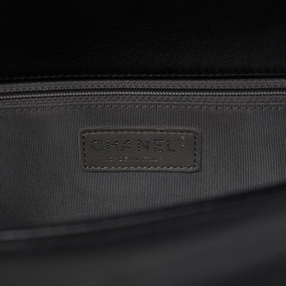 Chanel Calfskin Quilted New Medium Boy Flap Black 8 of 10