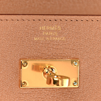 Hermes Chevre Mysore Kelly Wallet To Go Quebracho 6 of 9