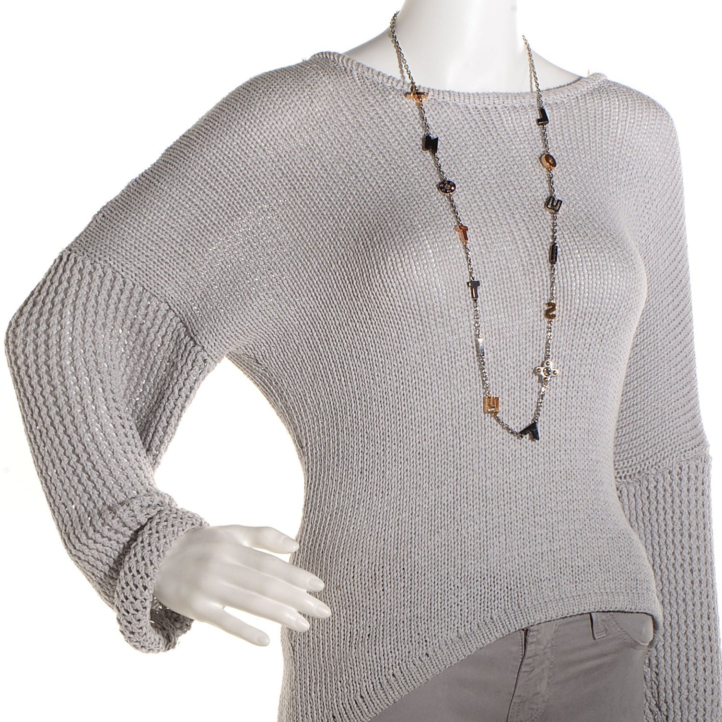 Love Letters Timeless Long Necklace SIlver