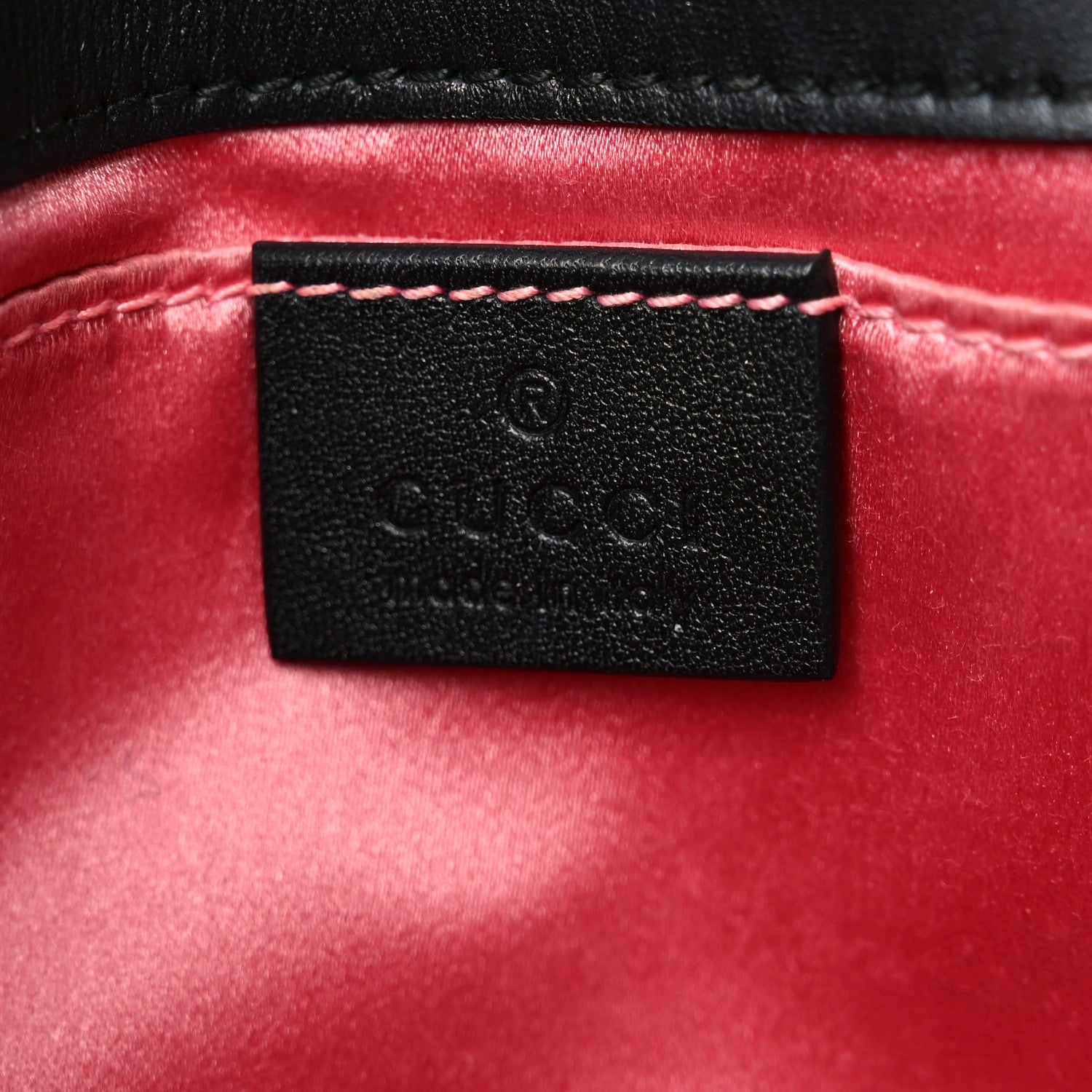 Gucci Velvet Matelasse Mini GG Marmont Shoulder Bag Black 6 of 10