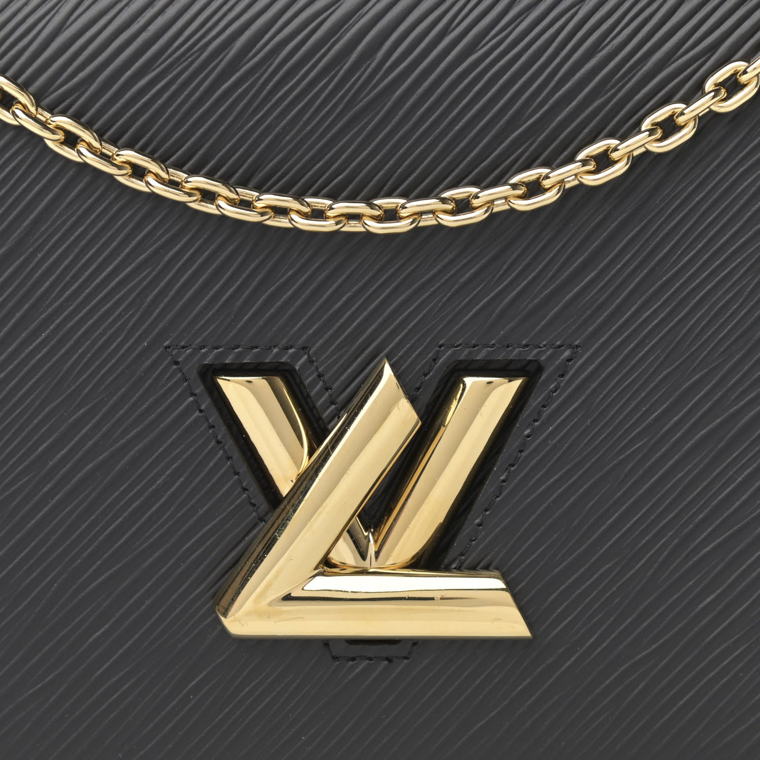 Louis Vuitton Epi Twist Belt Chain Wallet Black 7 of 9