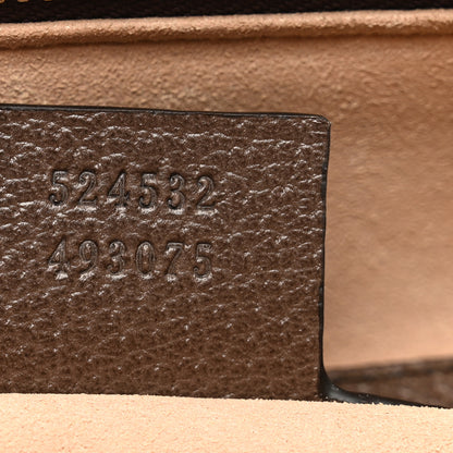 Gucci GG Supreme Monogram Web Medium Ophidia Boston Brown 8 of 10