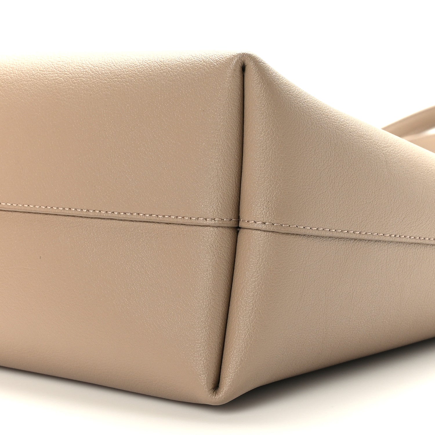 Saint Laurent Calfskin Large Shopping Tote Dark Beige 10 of 10