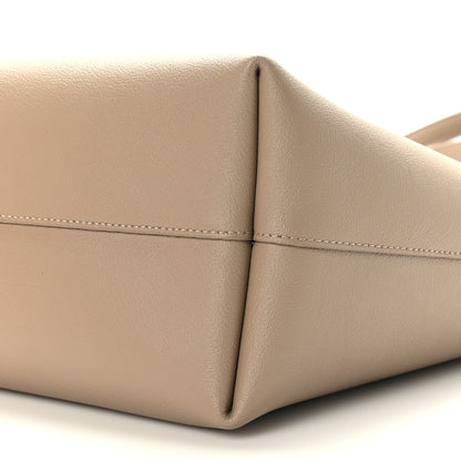 Saint Laurent Calfskin Large Shopping Tote Dark Beige 10 of 10