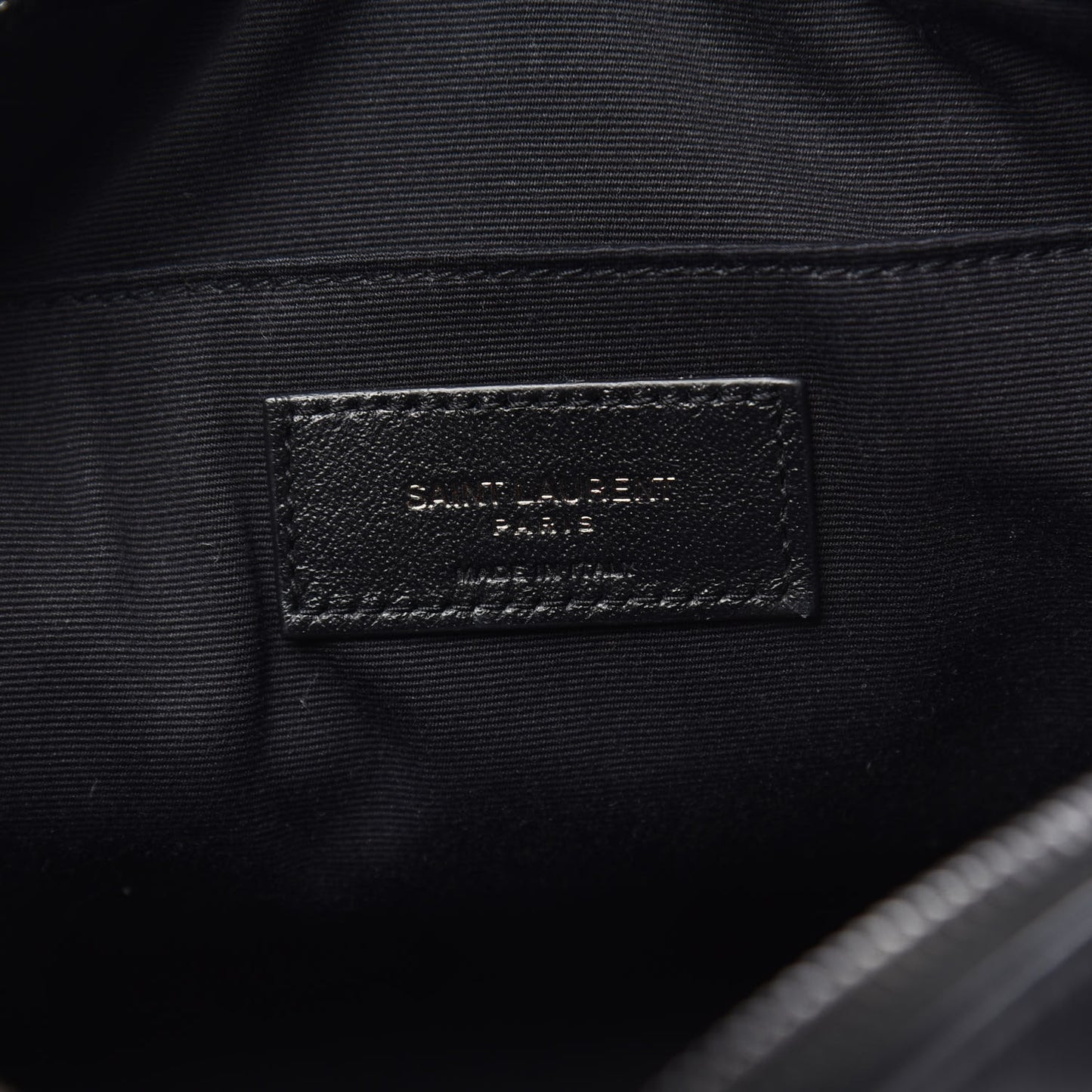 Calfskin Matelasse Monogram Lou Camera Bag Black