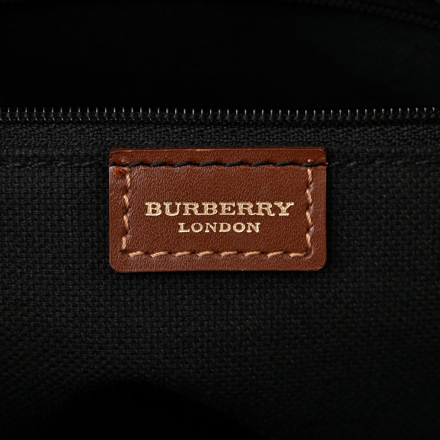 Haymarket Check Small Tote Brown