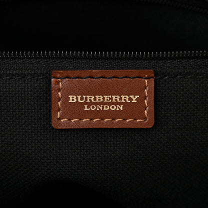 Burberry Haymarket Check Small Tote Brown 6 of 11