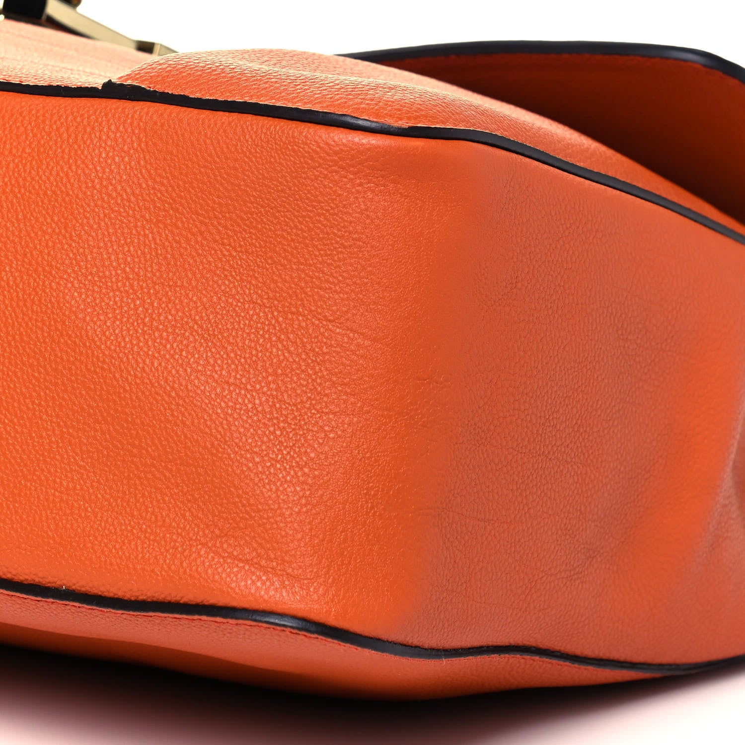 Chloe Goatskin Large Elsie Shoulder Bag Coral 6 of 10
