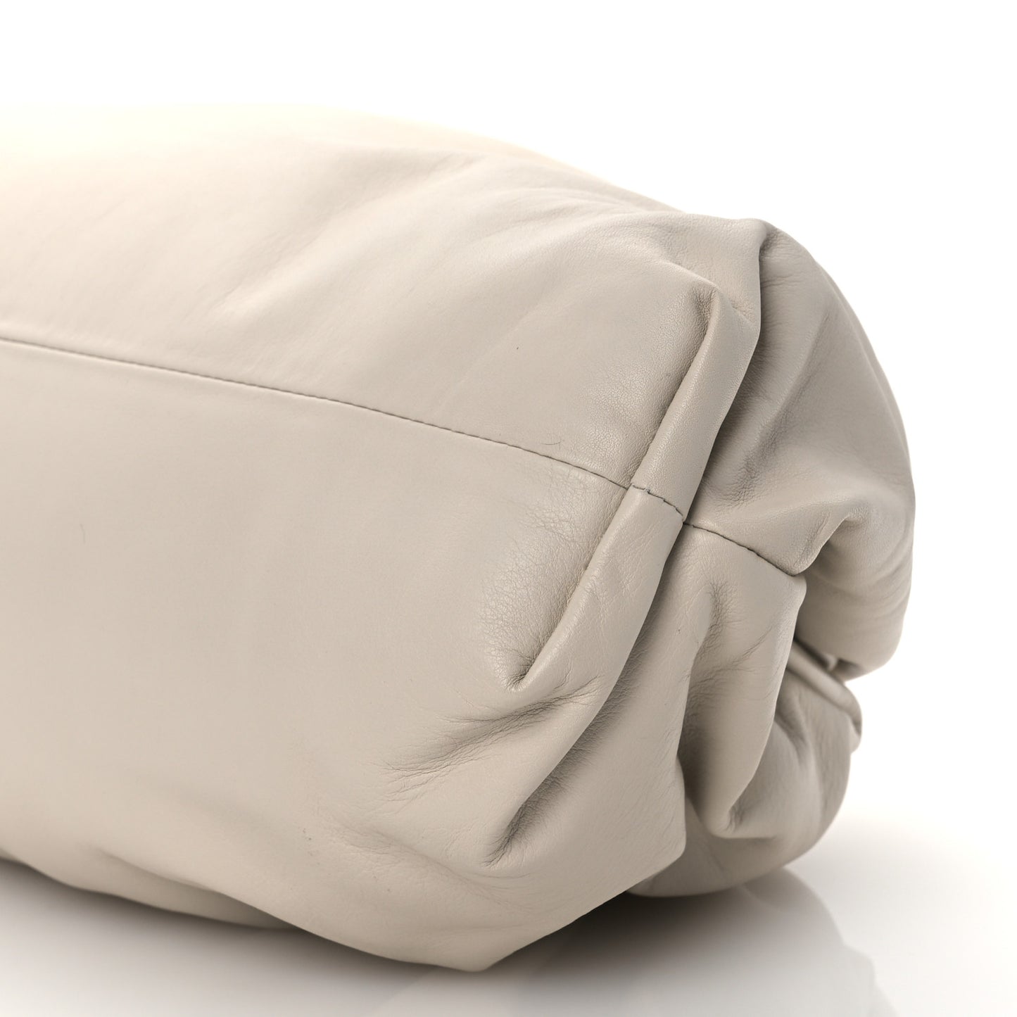 Smooth Butter Calf The Pouch Oversized Clutch Plaster