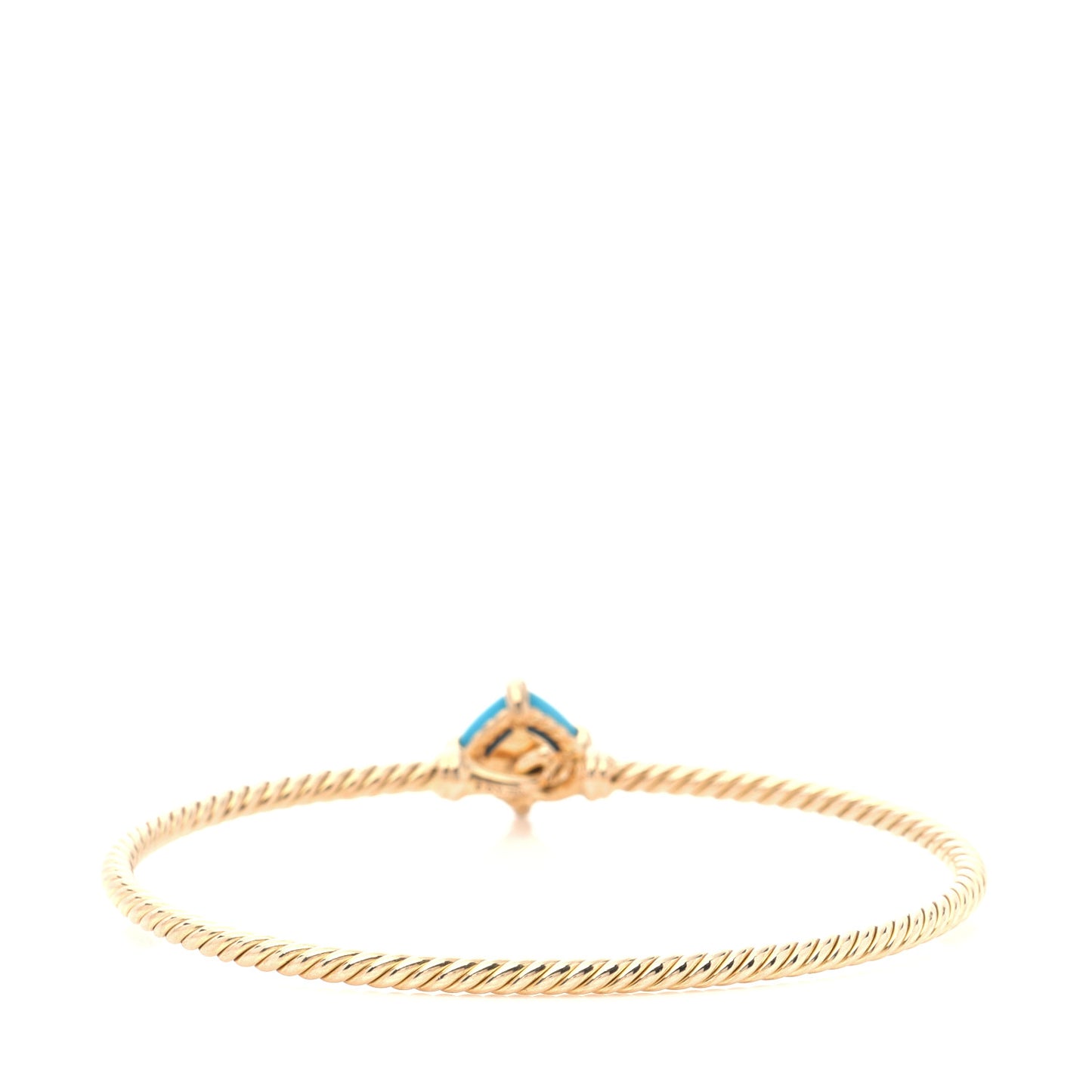 18K Yellow Gold Diamond Turquoise Chatelaine Bracelet