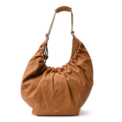Loewe Nappa Rope Squeeze XL Bag Tan 1 of 9