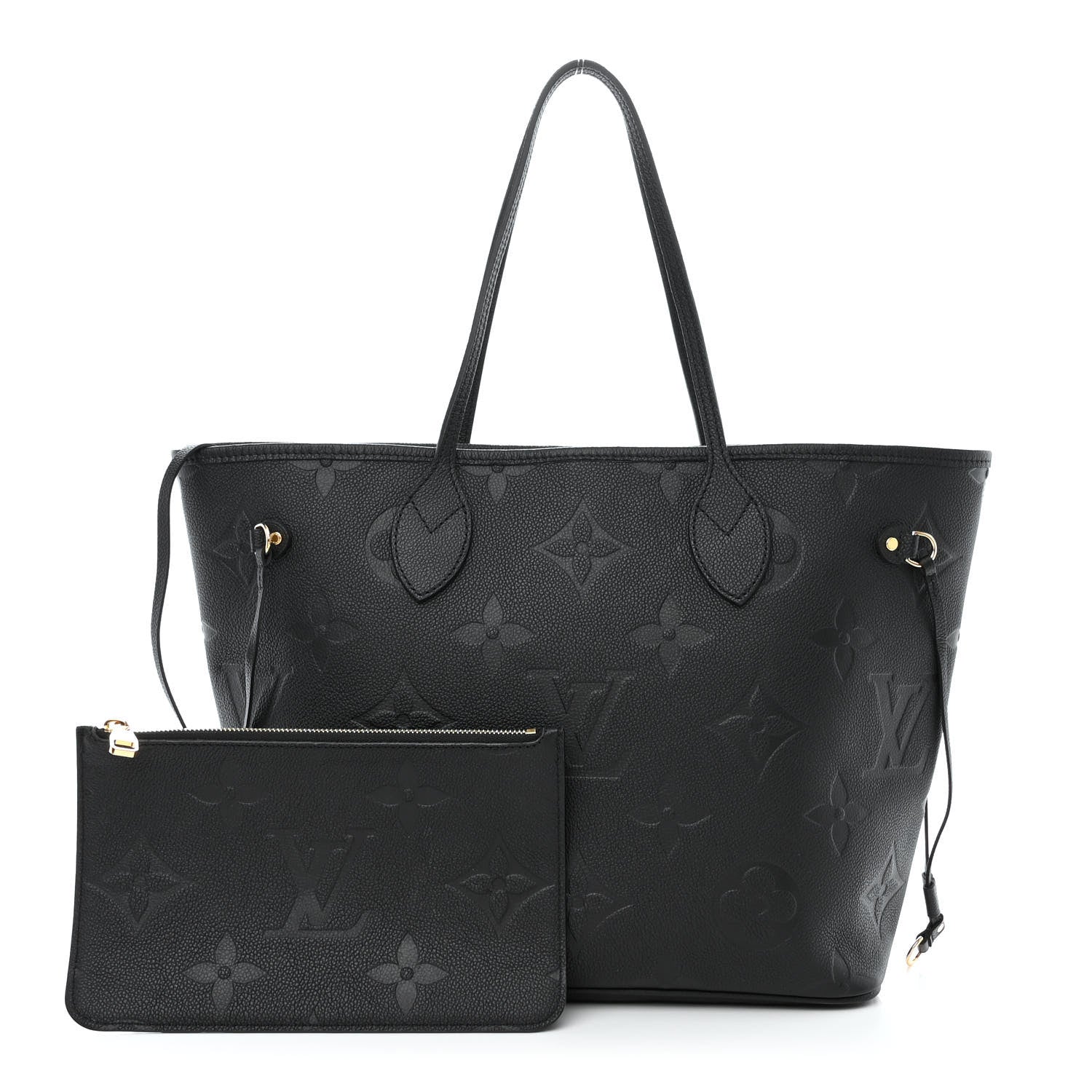 Louis Vuitton Empreinte Monogram Giant Neverfull MM Black 1 of 11