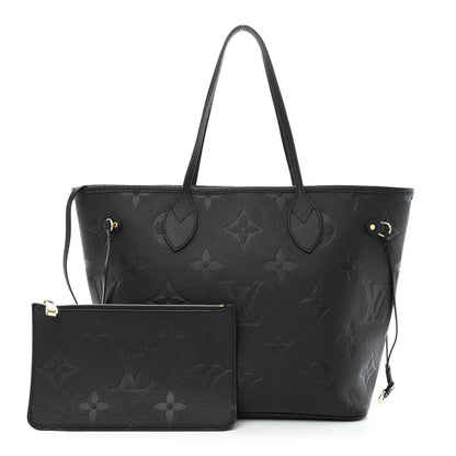 Louis Vuitton Empreinte Monogram Giant Neverfull MM Black 1 of 11
