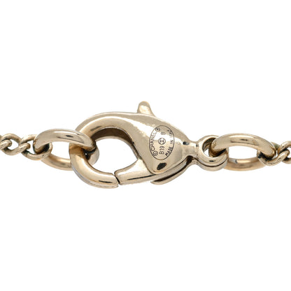 Chanel Crystal Pearl CC Lace Camellia Necklace Gold 4 of 4