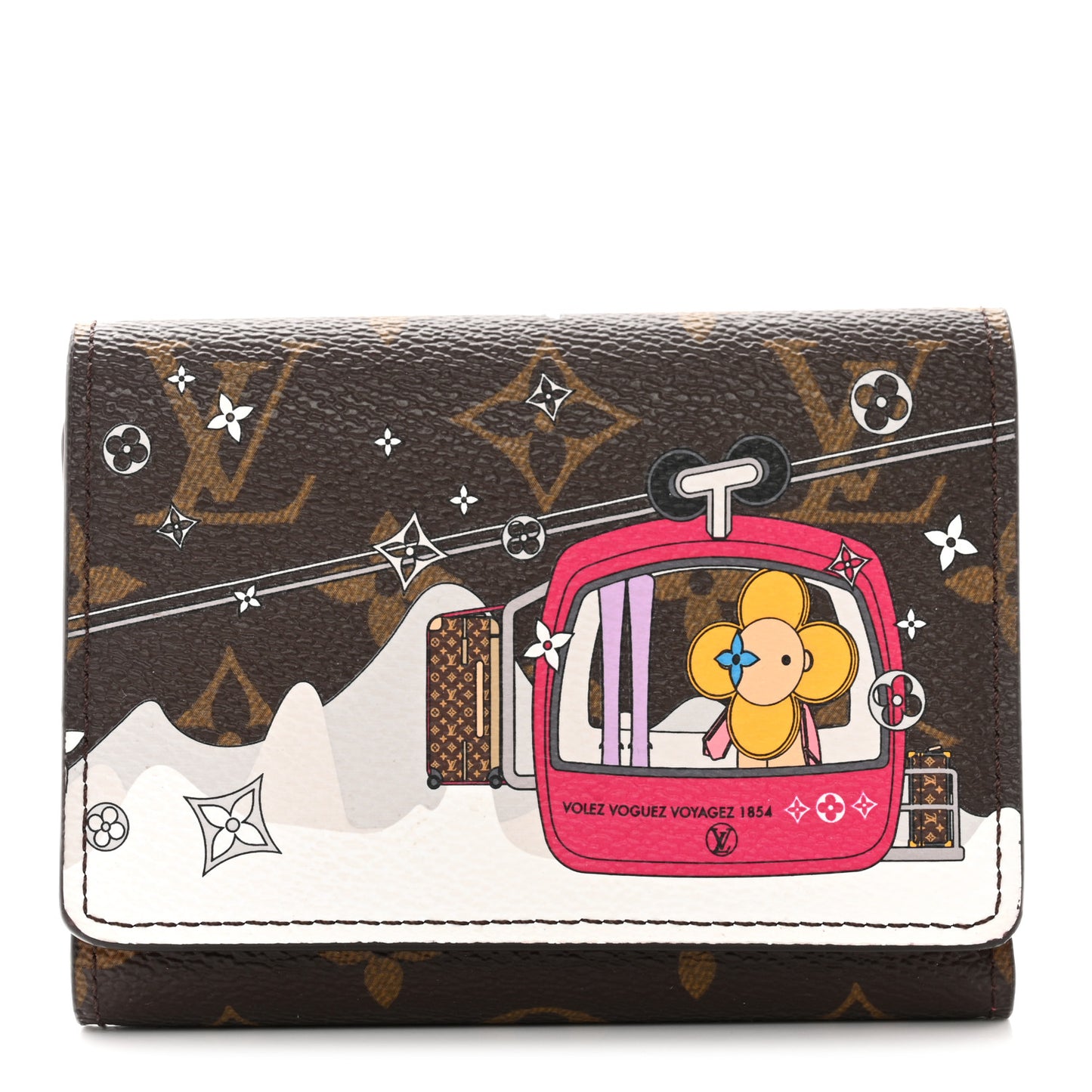 Monogram 2019 Christmas Animation Victorine Wallet Fuchsia