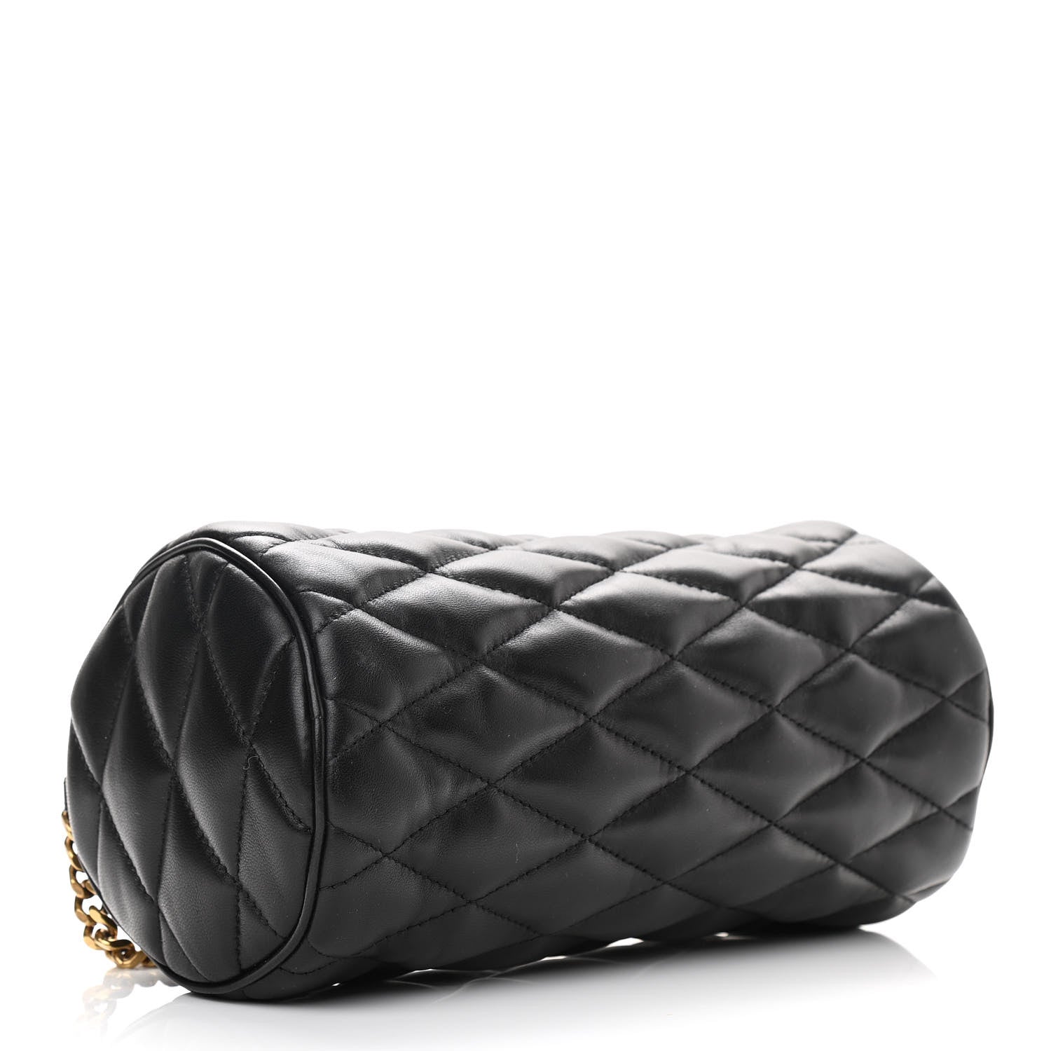 Saint Laurent Lambskin Monogram Small Sade Tube Bag Black 4 of 10