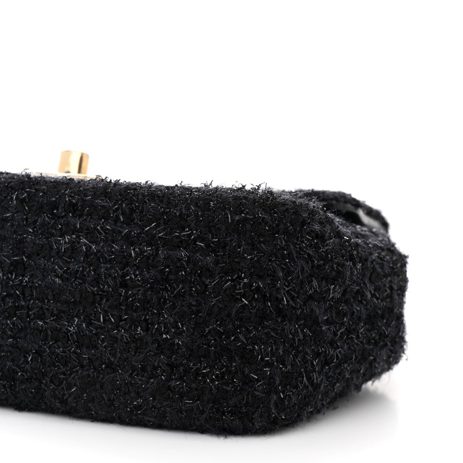 Chanel Tweed Pearl Mini Cosmos Flap Black 10 of 10