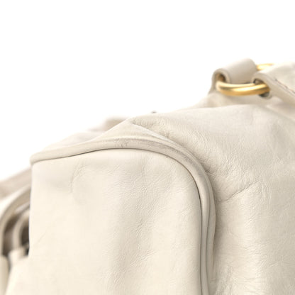 Miu Miu Vitello Lux Large Bow Bag Talco 10 of 19