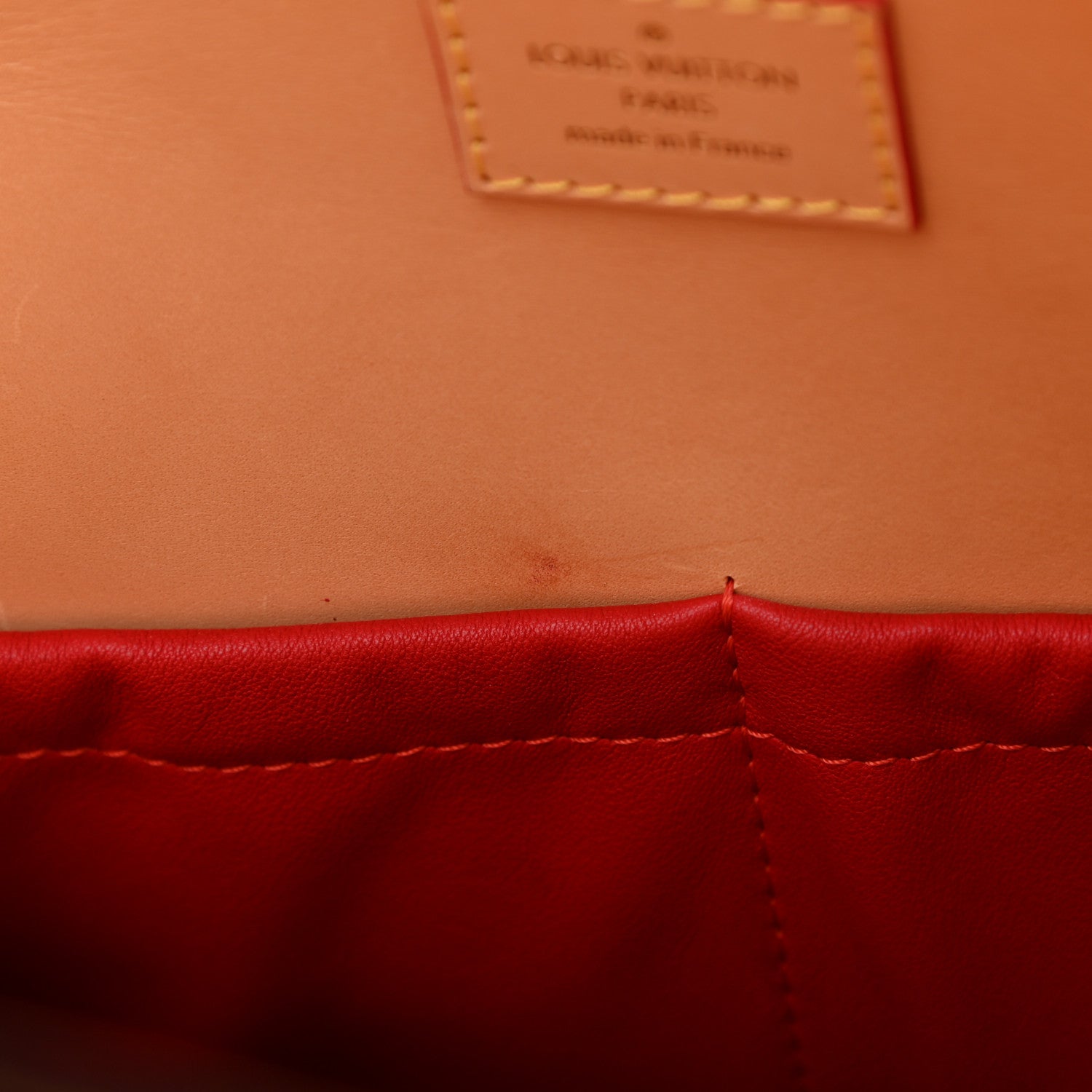 Louis Vuitton Monogram Calf Hair Spikes Iconoclasts Christian Louboutin Tote Red 9 of 15