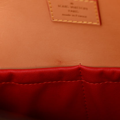 Louis Vuitton Monogram Calf Hair Spikes Iconoclasts Christian Louboutin Tote Red 9 of 15