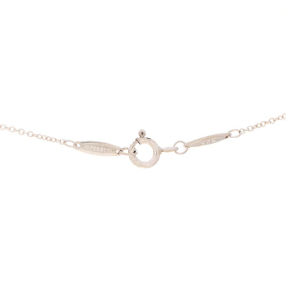 Tiffany Sterling Silver 9mm Elsa Peretti Bean Pendant Necklace 7 of 7