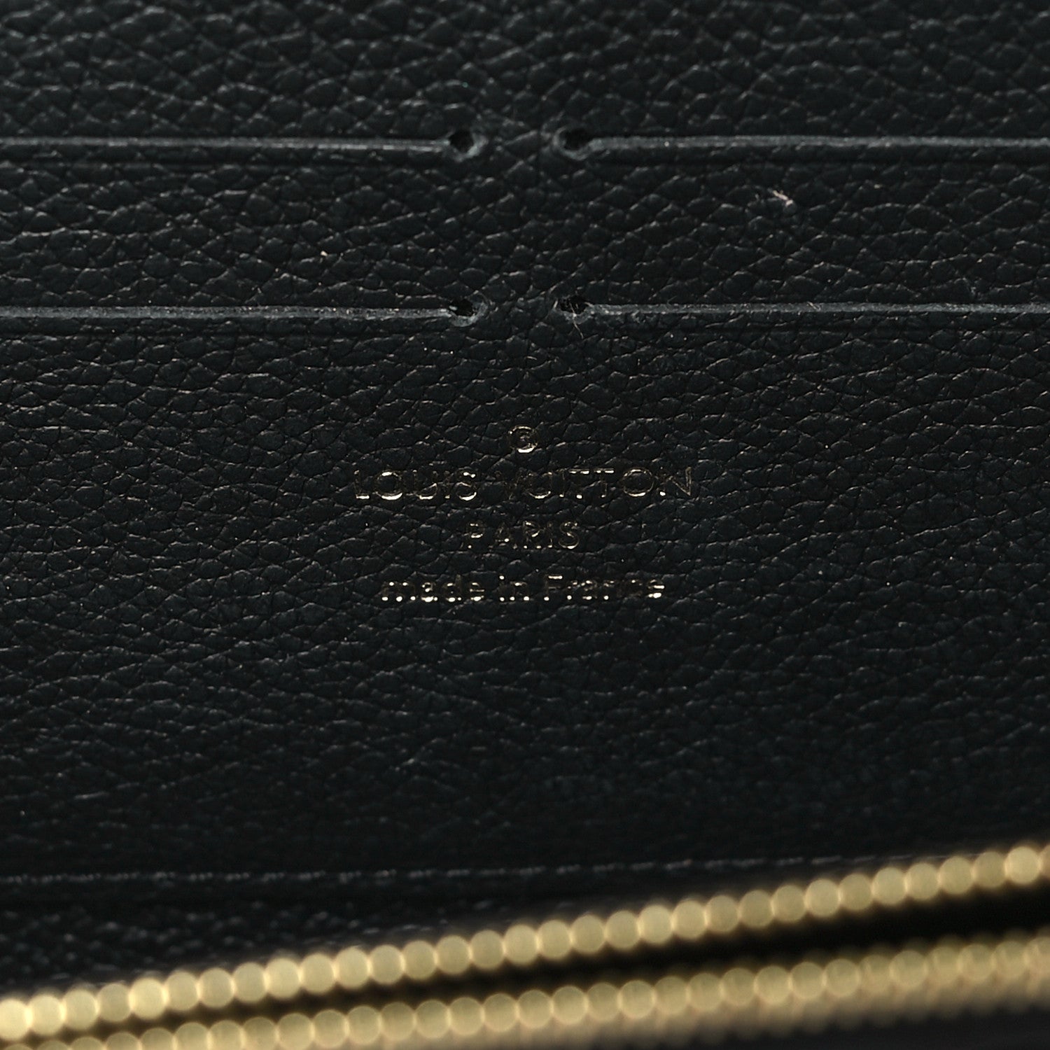 Louis Vuitton Empreinte Vavin Chain Wallet Black 6 of 9