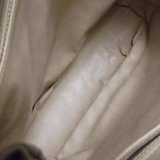 Lambskin Quilted Shoulder Bag Beige