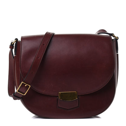 Celine Natural Calfskin Medium Trotteur Burgundy 1 of 6