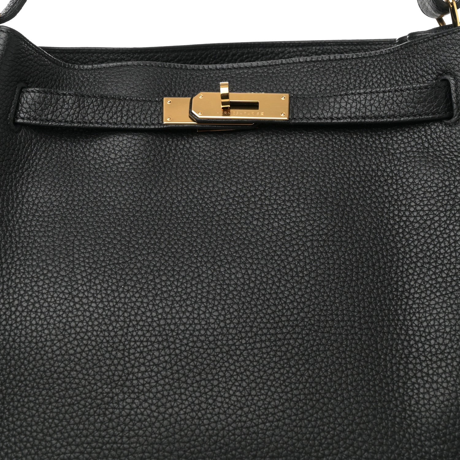 Hermes Togo So Kelly 26 Black 8 of 15