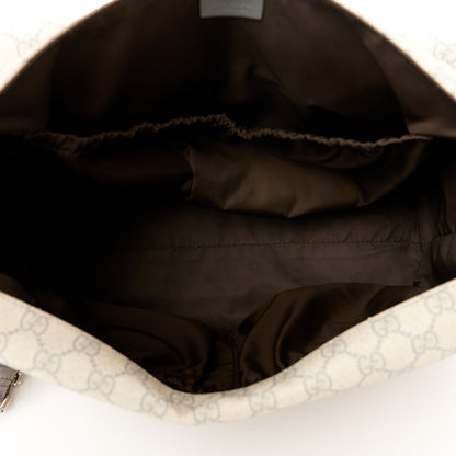 Gucci GG Plus Monogram Messenger Diaper Bag Ecru Grigio 5 of 14