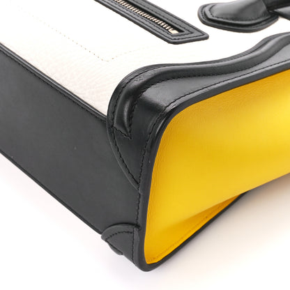 Celine Bullhide Calfskin Nano Tri-Color Luggage Amber 11 of 11