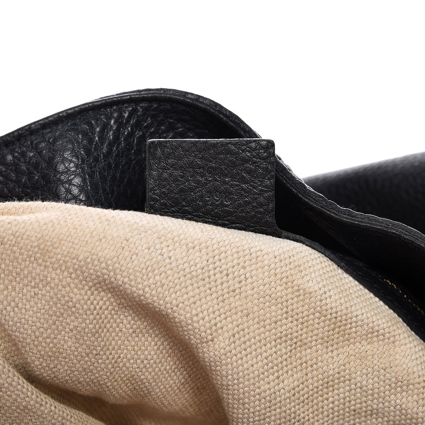 Pebbled Calfskin Medium Soho Chain Shoulder Bag Black