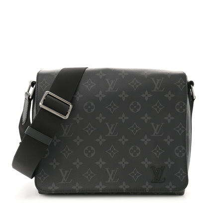 Louis Vuitton Monogram Eclipse District PM Black 1 of 11