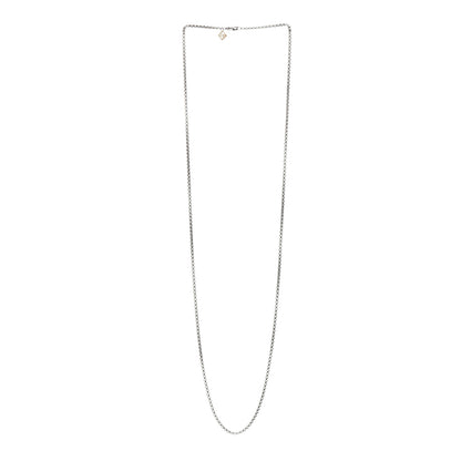 David Yurman Sterling Silver 14K Yellow Gold 2.7mm Box Chain Necklace 32" 2 of 3