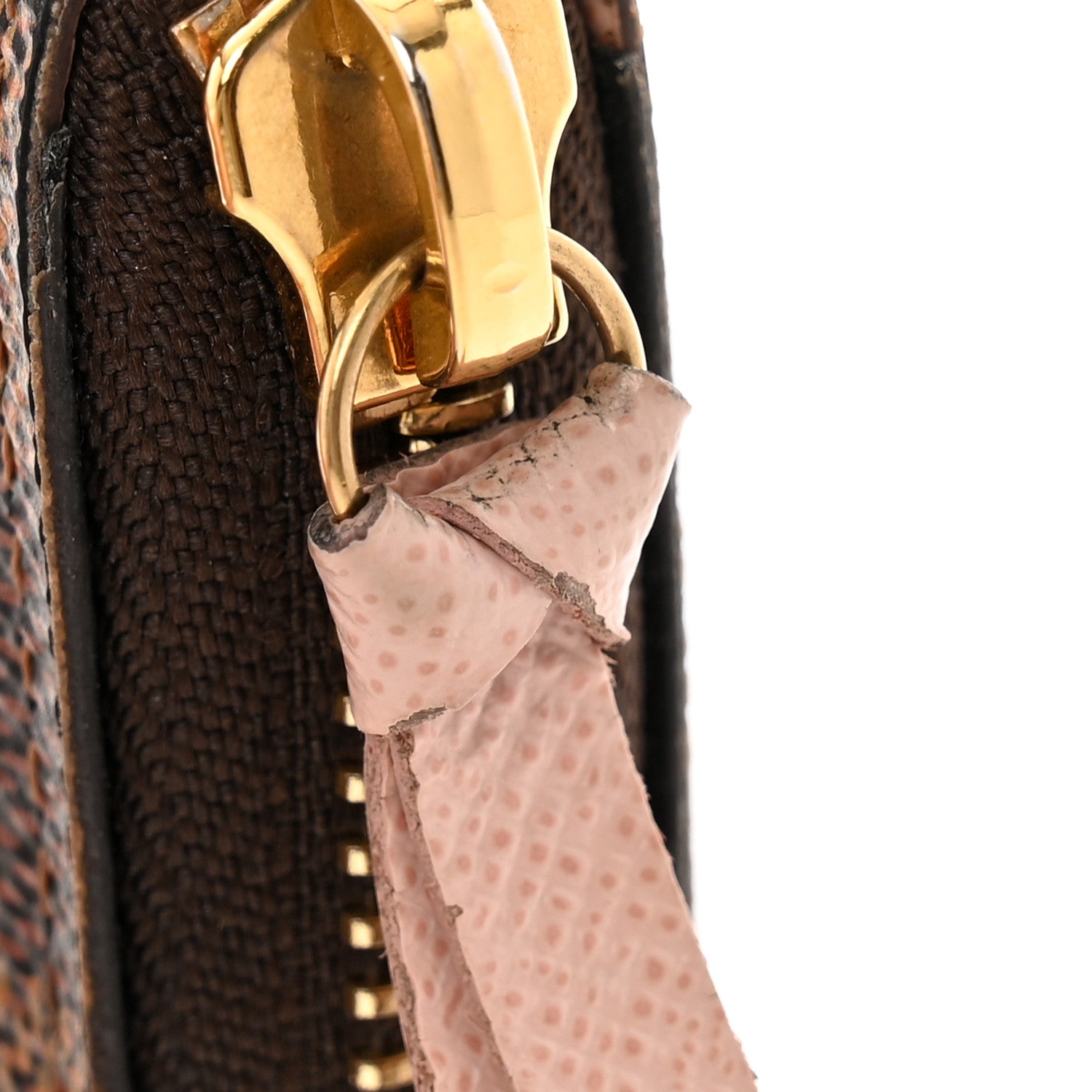 Louis Vuitton Damier Ebene Clemence Wallet Rose Ballerine 9 of 9