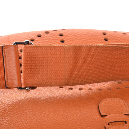 Hermes Taurillon Clemence Evelyne III GM Orange 20 of 21