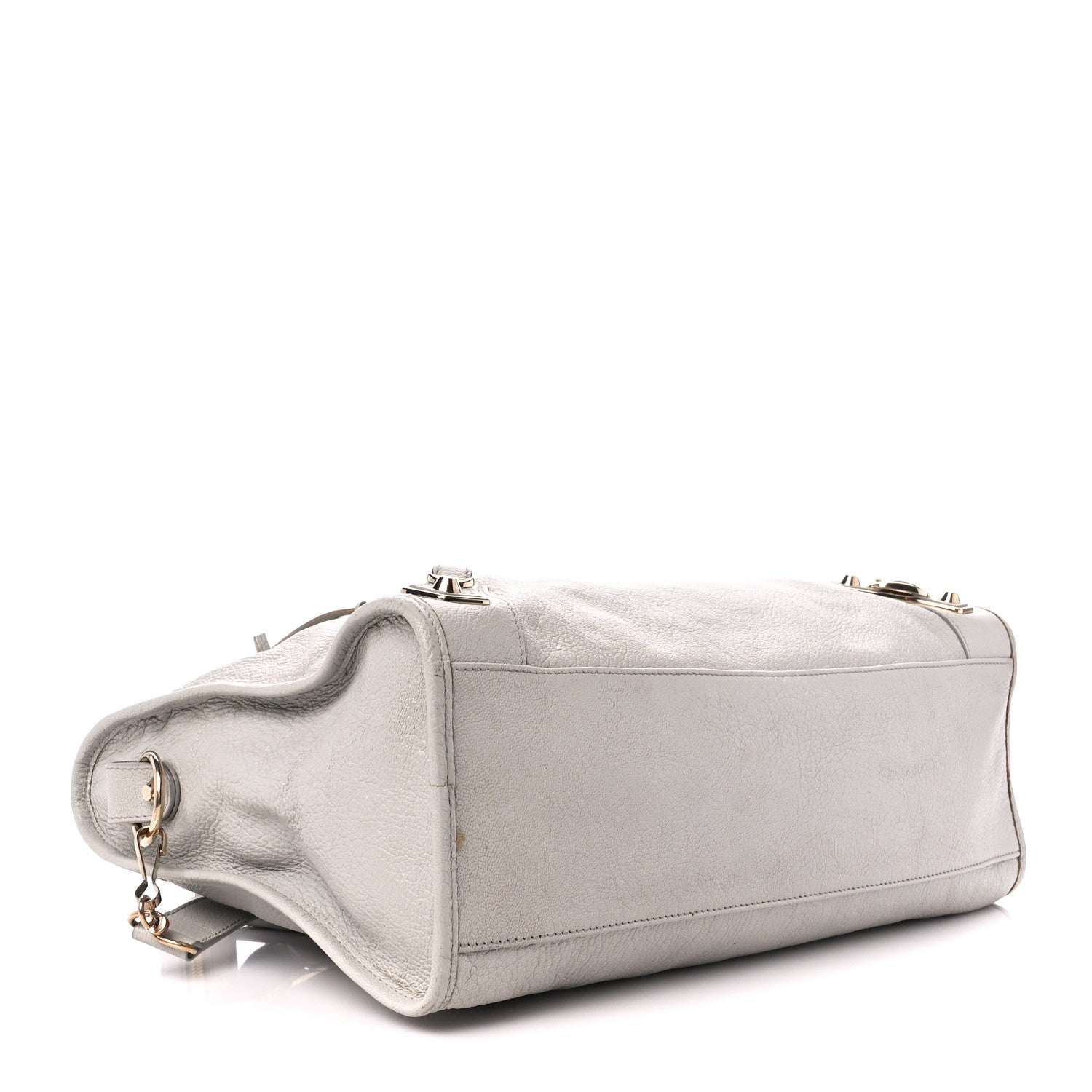 Balenciaga Chevre Gold Metallic Edge Hardware City Gris Perle 5 of 13