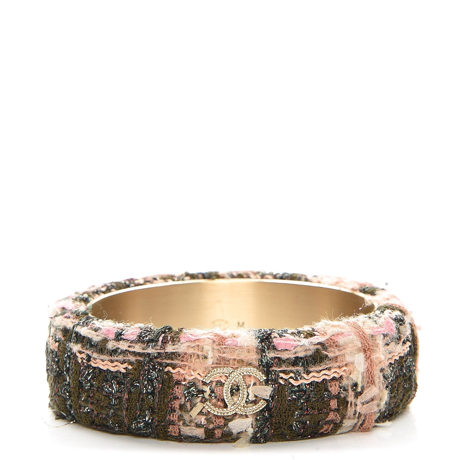 Chanel Tweed CC Wide Bangle M Multicolor 1 of 3