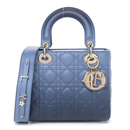 Christian Dior Lambskin Cannage Gradient Small My ABCDior Lady Dior Indigo Blue 1 of 8