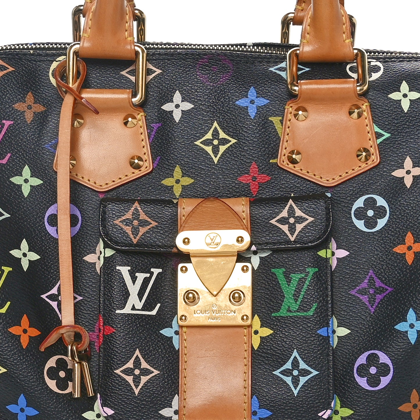 Monogram Multicolor Speedy 30 Black