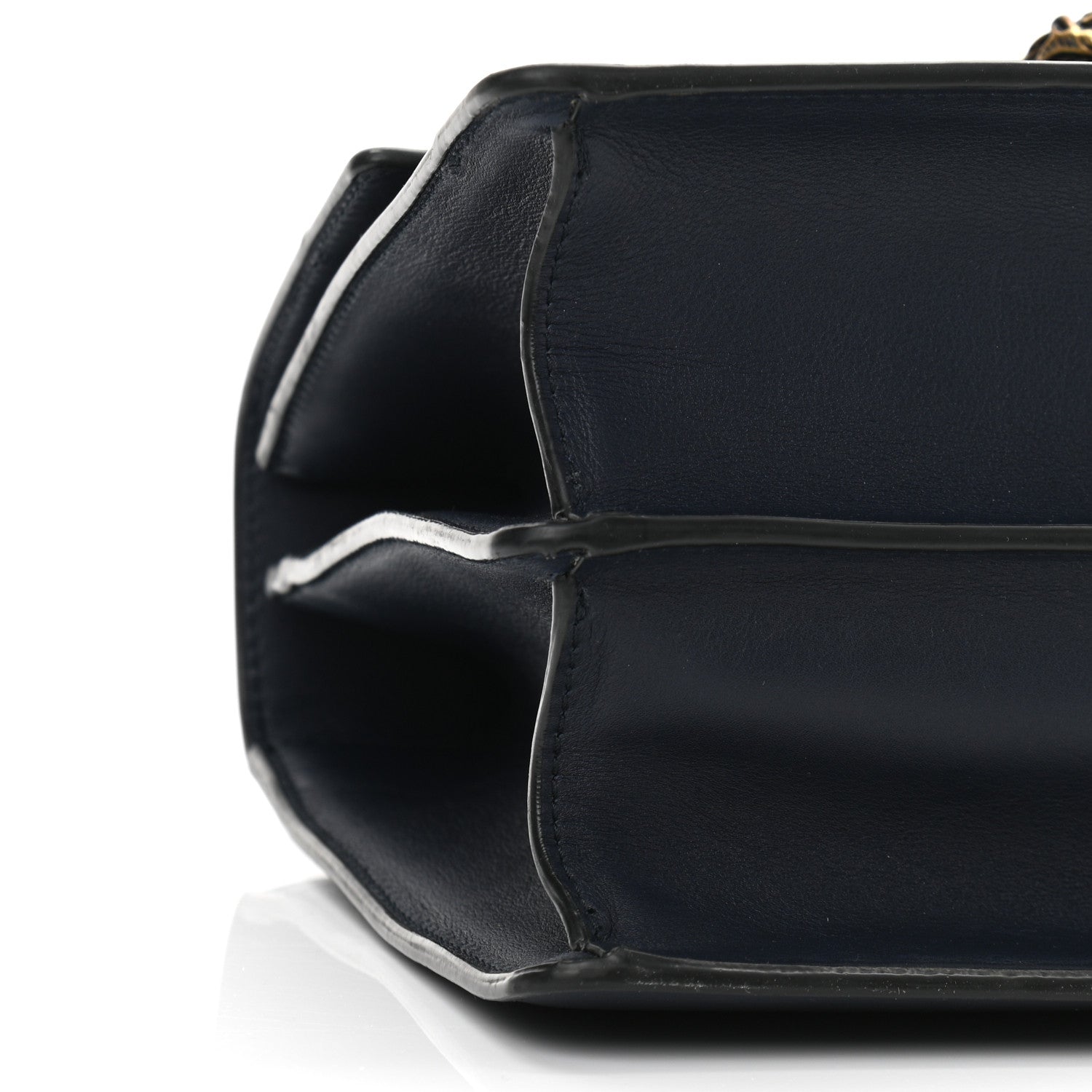 Gucci Moon Calfskin Bamboo Web Medium Dionysus Top Handle Bag Blue Emerald Hibiscus Red 10 of 12