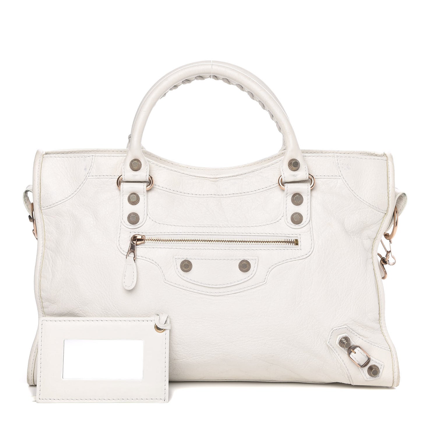 Agneau Giant 12 Rose Gold Hardware City White Light