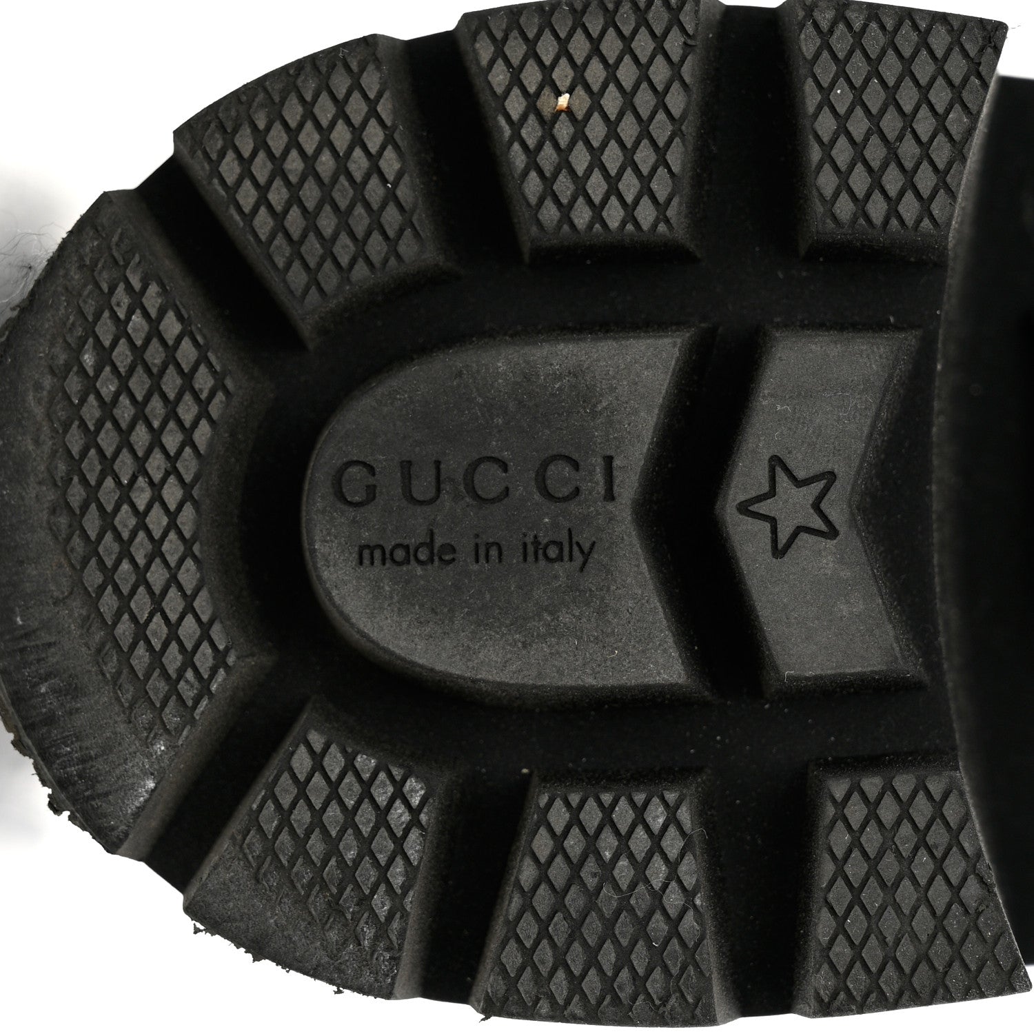 Gucci Calfskin Crystal GG Trip Chelsea Ankle Boots 37.5 Black 8 of 9