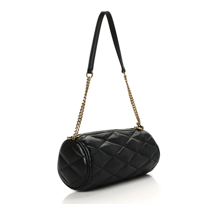 Saint Laurent Lambskin Monogram Mini Sade Tube Bag Black 3 of 9