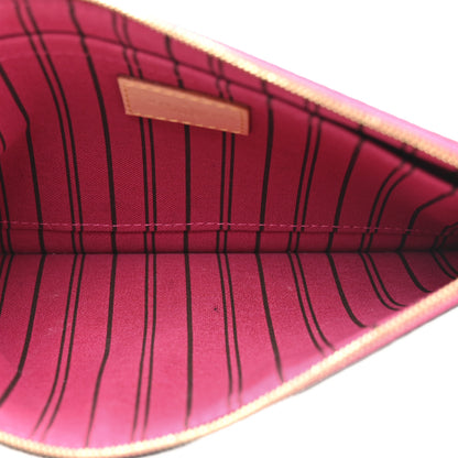 Louis Vuitton Monogram Neverfull MM GM Pochette Pivoine 5 of 8