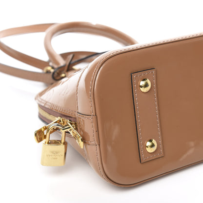 Louis Vuitton Vernis Alma BB Rose Velours 7 of 9