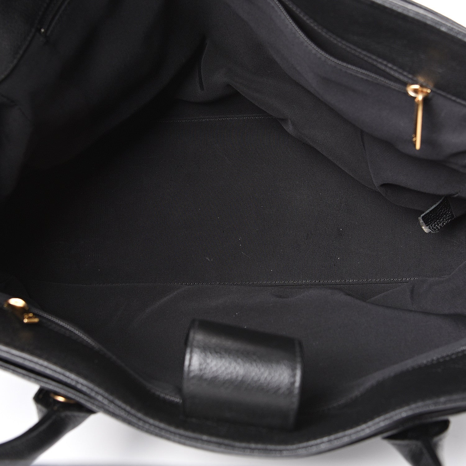 Chanel Calfskin Cerf Executive Shopper Tote Black 4 of 13