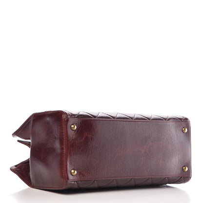 Chanel Glazed Calfskin Perfect Edge Tote Bordeaux 4 of 9